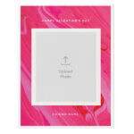 Marble Valentine's Day Photo Card
