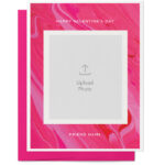 Marble Valentine's Day Photo Card