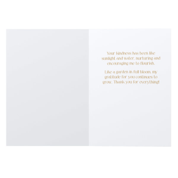 Botanical Thank You Card