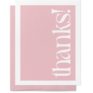 THANK_008 PINK COVER ENVELOPE