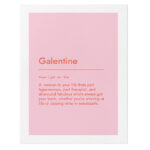 Galentine Definition Card