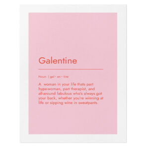 Galentine Definition Card